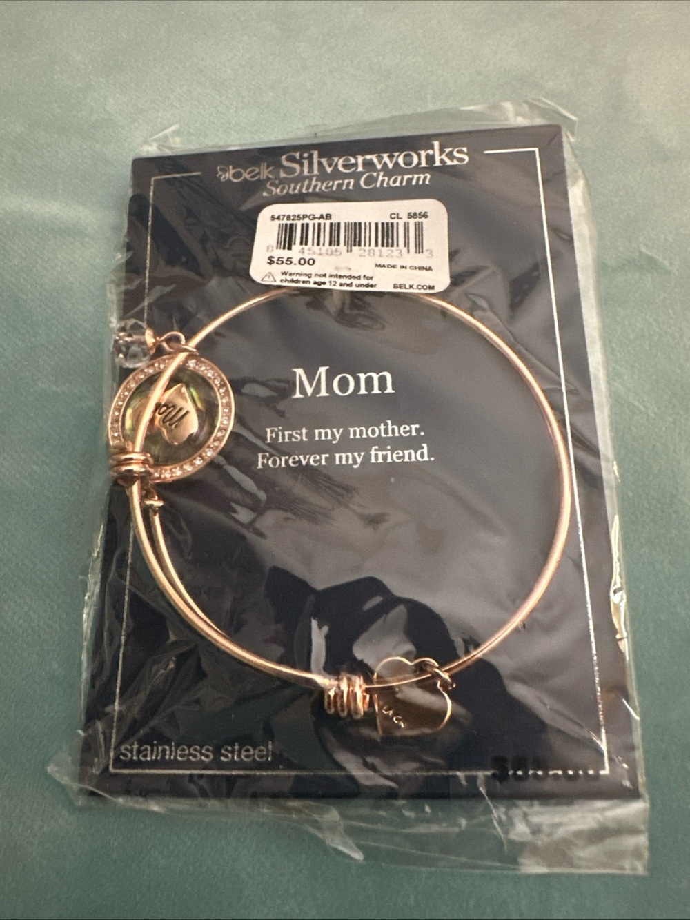 Belk Silverworks Mom Bracelet,New,Retail $55